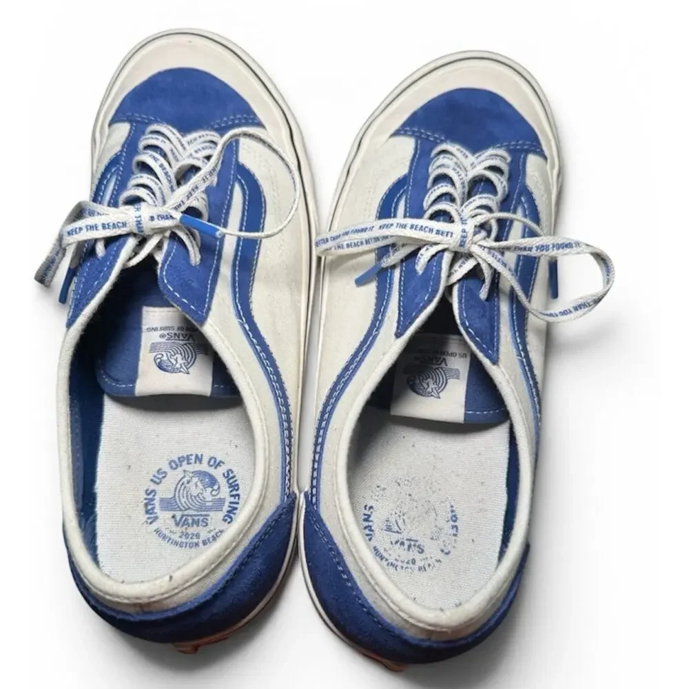Vans Style 36 Decon SF US Open of Surfing 2024 Blue Sneakers, Men 10.5 Women 12